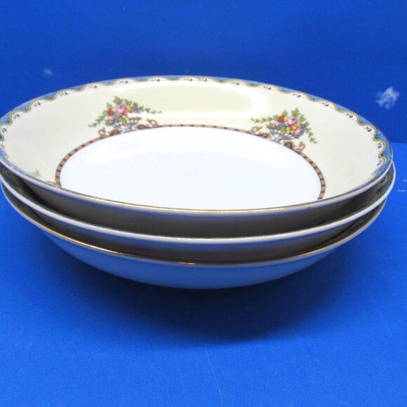 Noritake "M" Mariana Coupe Soup Bowls 7 3/8" Bundle of 3 Discontinued - Picture 11 of 12